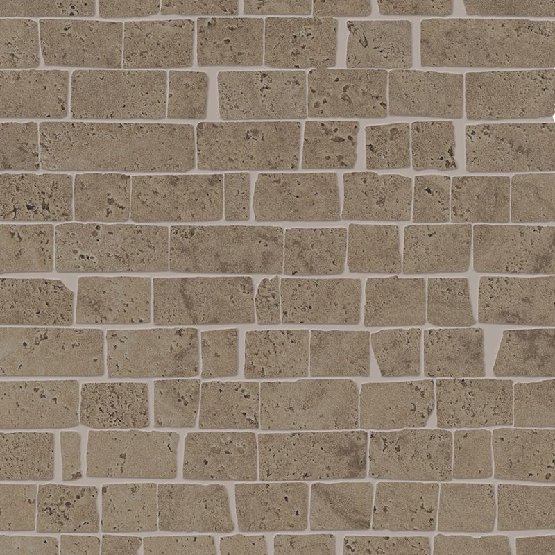 Unique Travertine Minimal Chocolate Mosaic