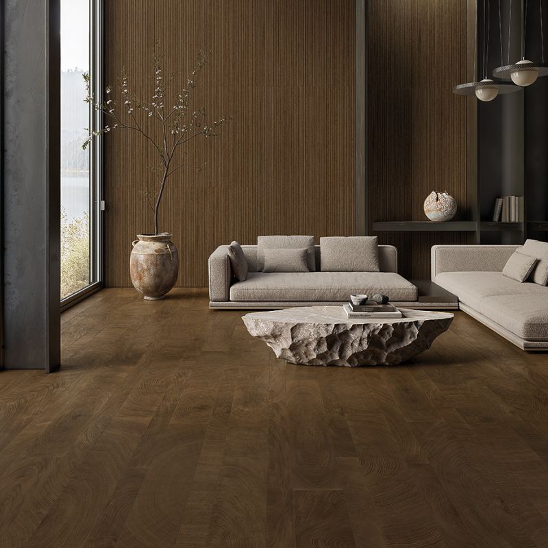 W-Circles Wenge 200x1200mm + 3D Slats 600x1200mm