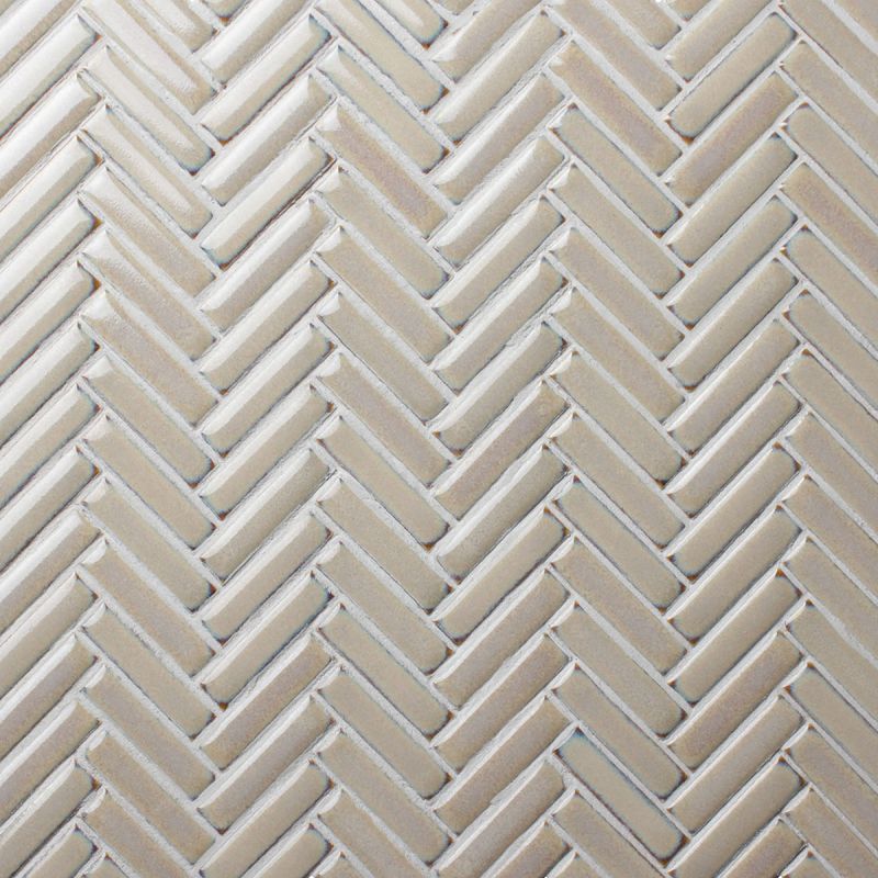 Artisan Mosaics Ivory Herringbone