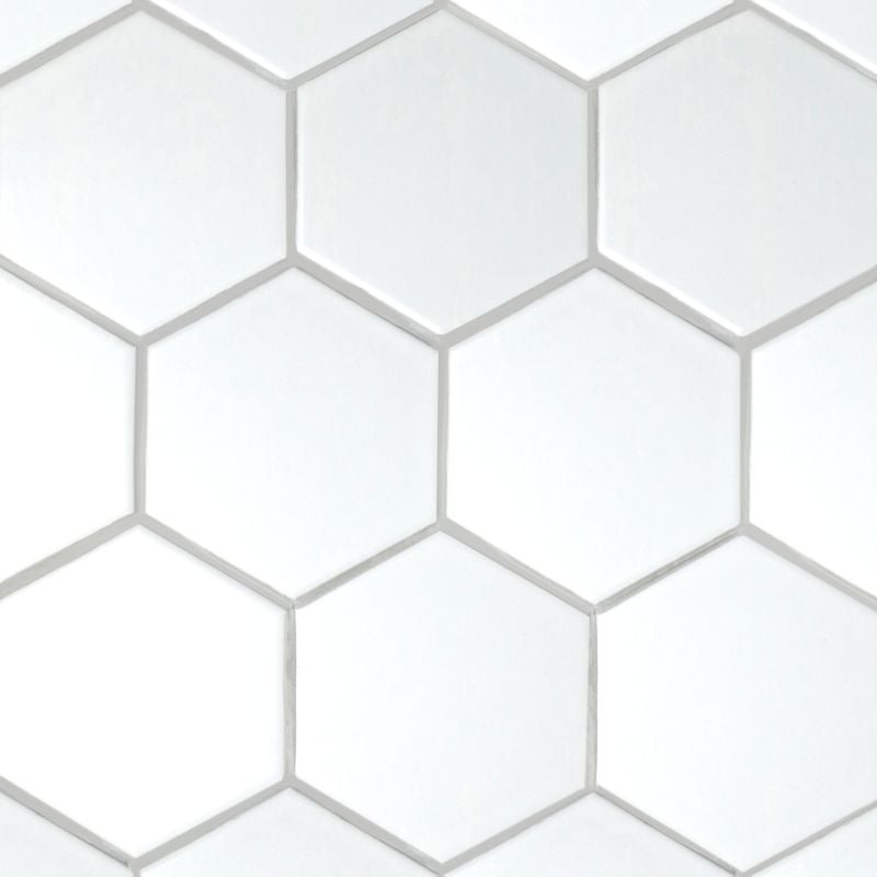 Classica Hexagon White Matt (95mm)