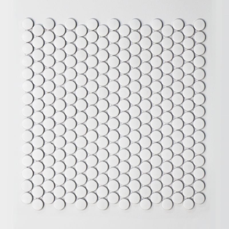 Penny Mosaic White Matt